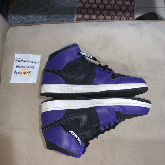 Air Jordan 1 Retro Mid Dark Concord 2014 - Picture 1 of 6